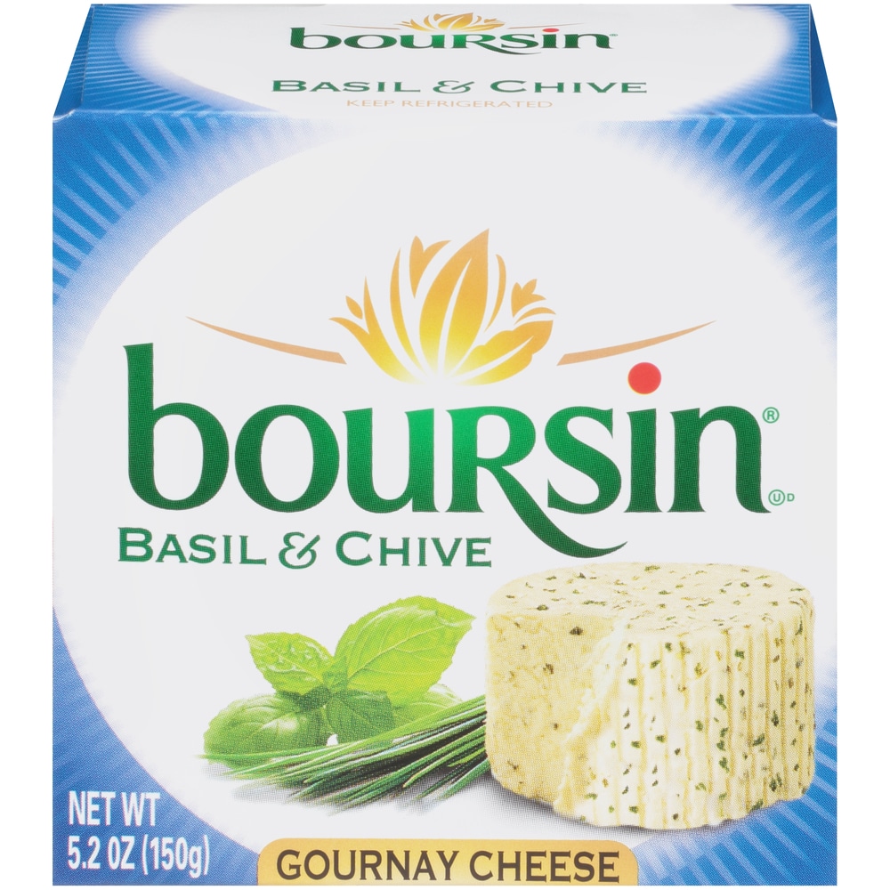 Boursin Cheese, Gournay, Basil & Chive