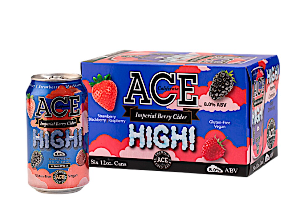 Ace Cider High Imperial Berry 6pk Cans