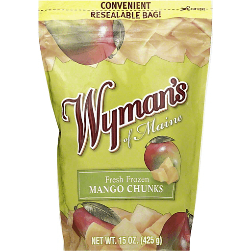 Wyman's Of Maine Fresh Frozen Mango Chunks 15 Oz. Bag