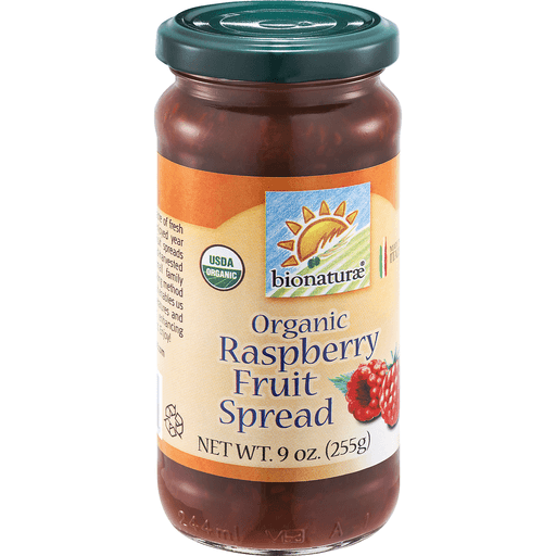 Bionaturae Raspberry Fruit Spread Organic