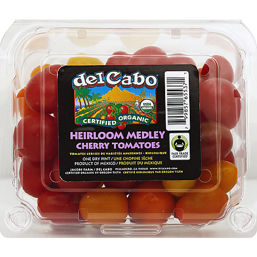 Del Cabo Organic Heirloom Medley Cherry Tomatoes