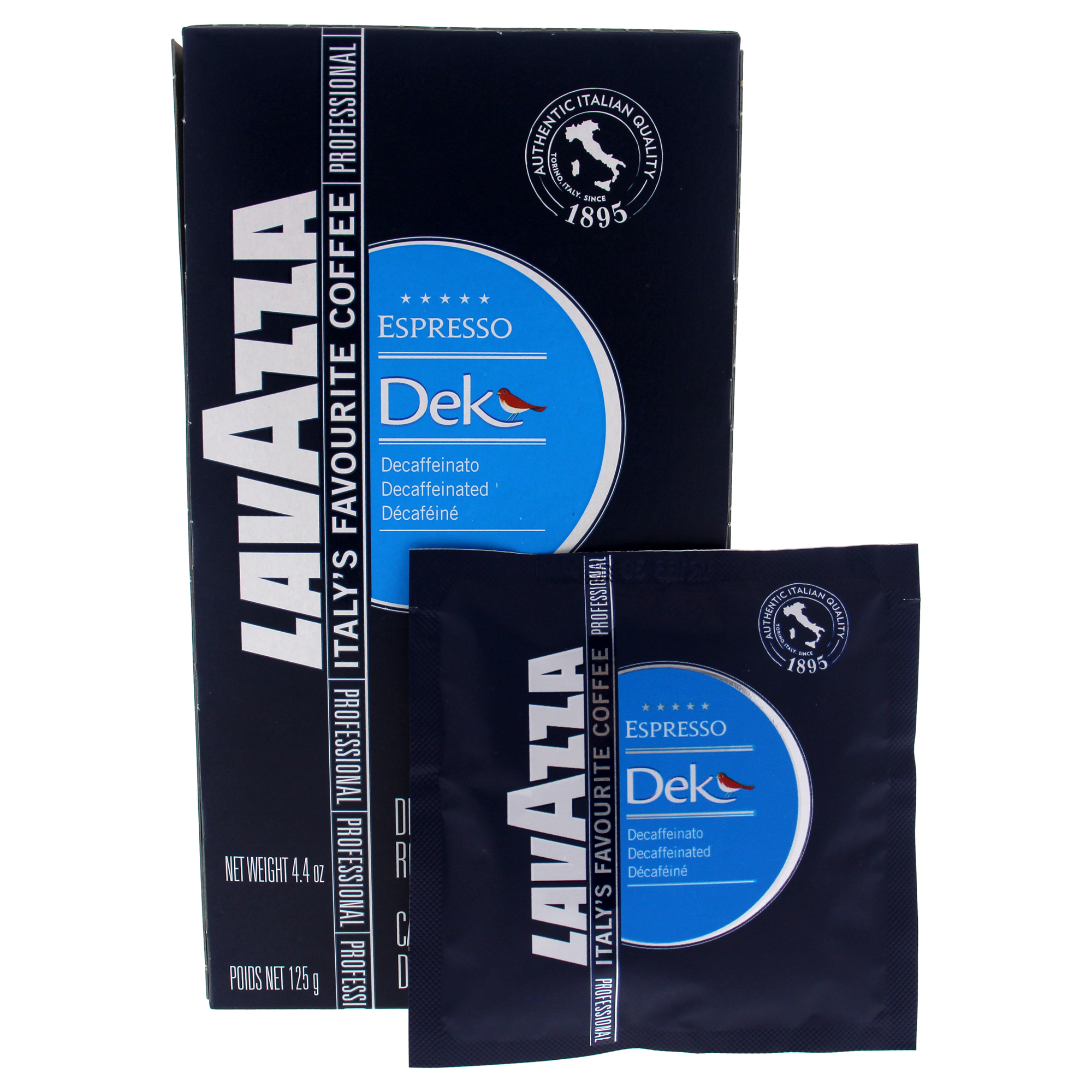 Lavazza Dek Espresso Decaffeinated Roast Ground Coffee