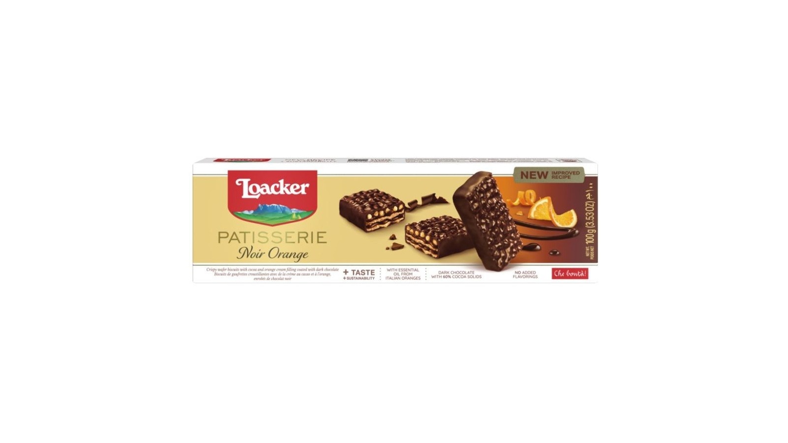 Loacker Gran Patisserie 100gr Noir Orange