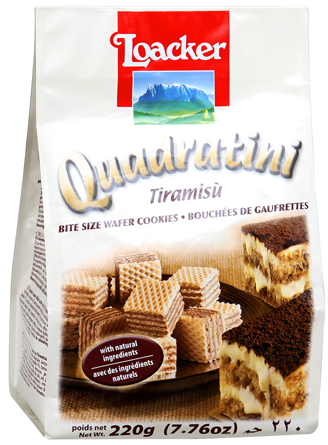 Loacker Quadratini Tiramisu 220g