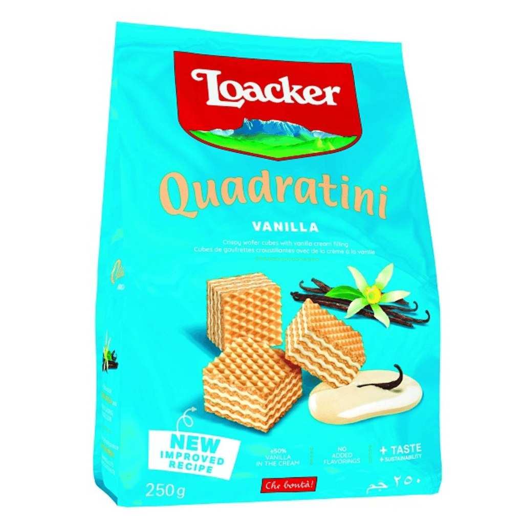 Loacker Wafer Quadratini Vanilla 250g