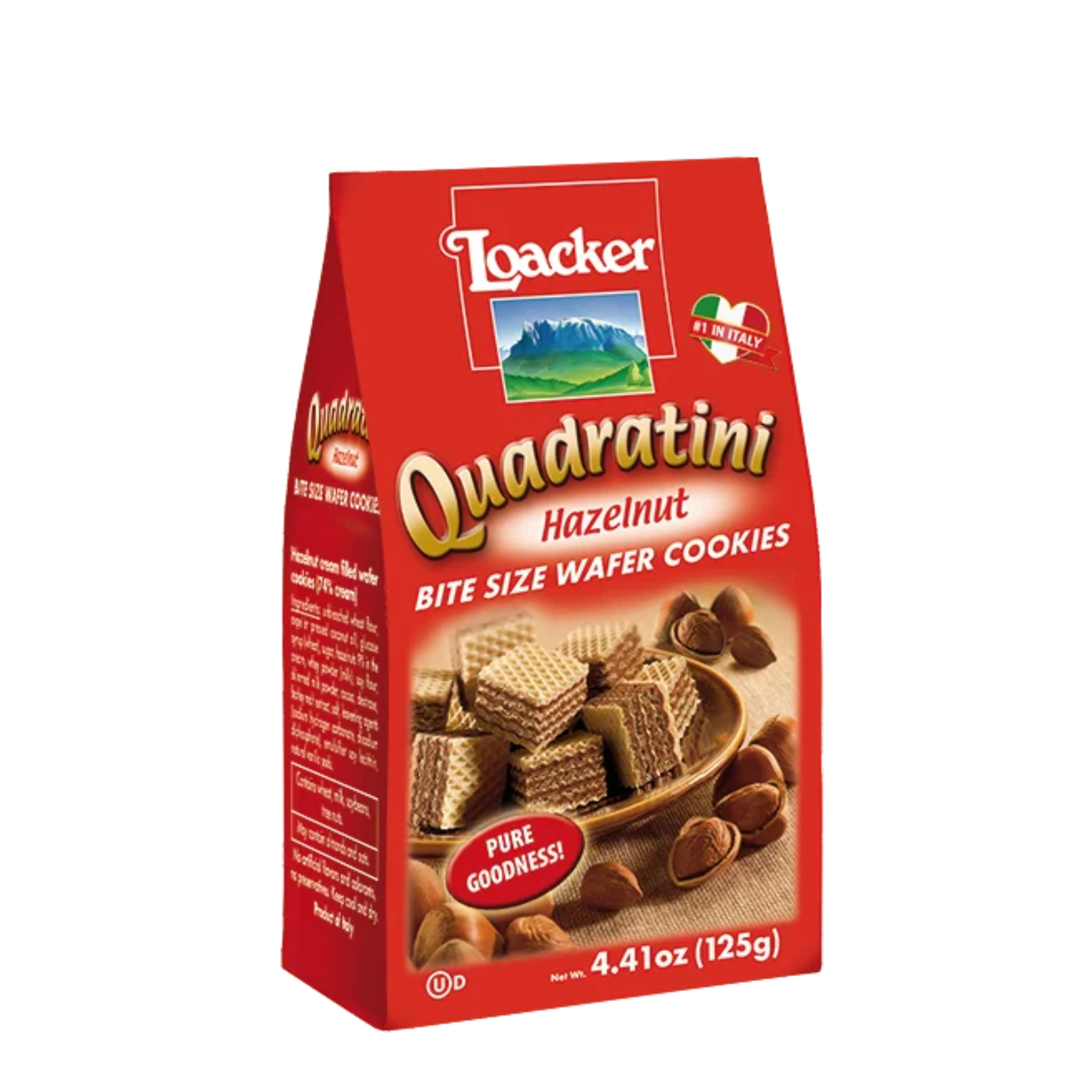 Loacker Quadratini Wafer Napolitaner 125gm
