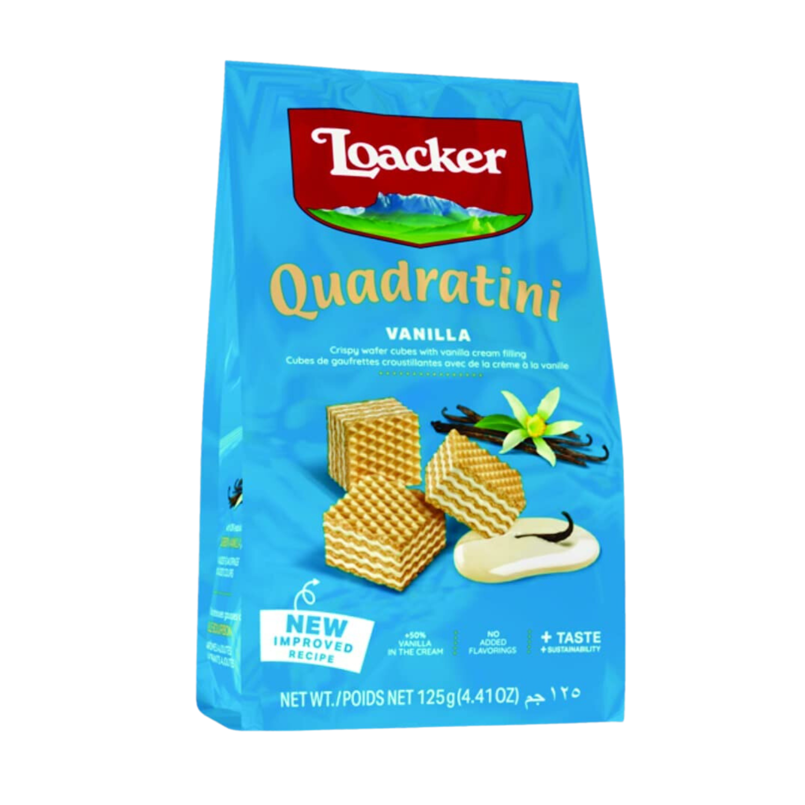 Loacker Quadratini Vanilla Mini Wafer 125G