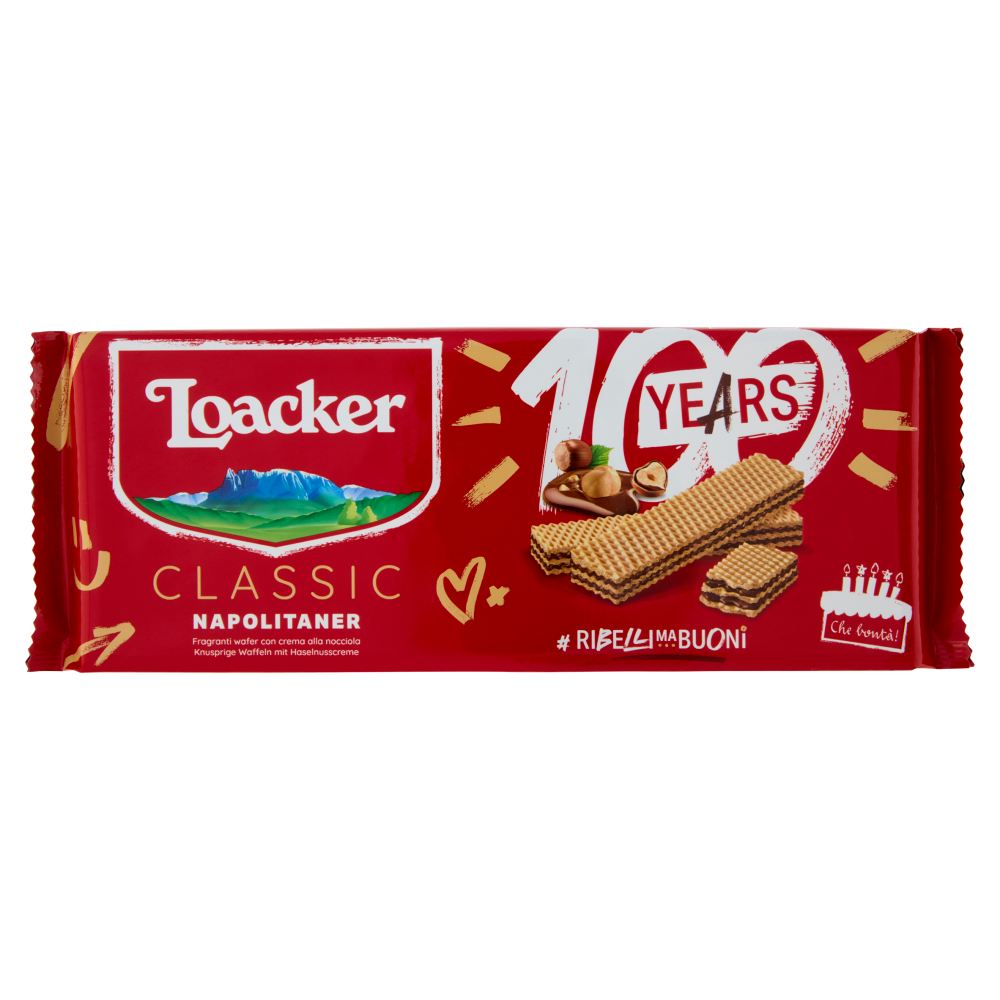 Loacker Wafer Classic 175gr Napolitaner Hazelnut Cream