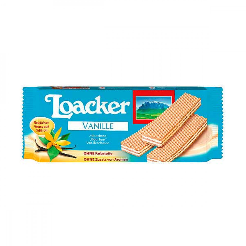 Loacker Classic Vanilla Wafers 175g