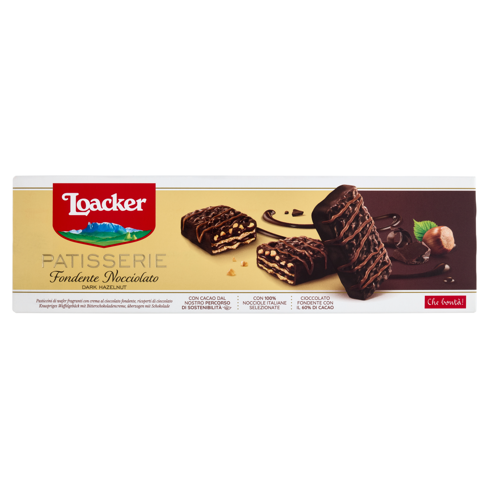 Loacker Patisserie Dark Hazelnut Wafer 100g