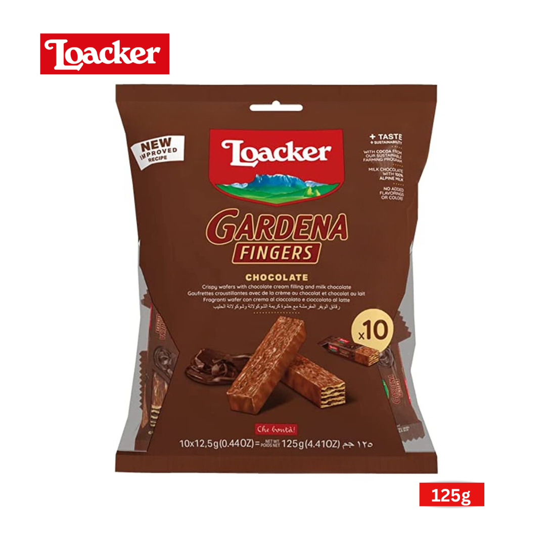 Loacker Gardena Fingers Chocolate 125g