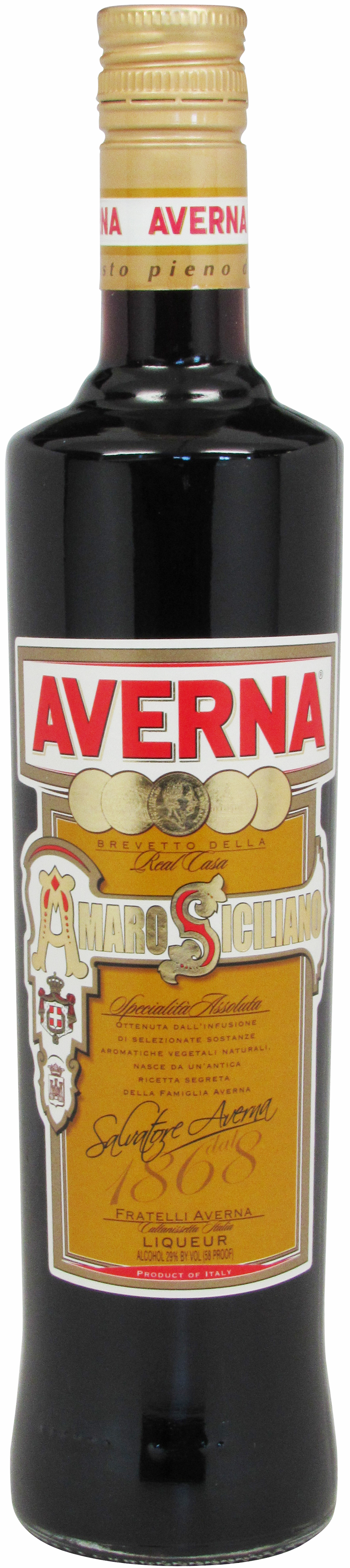 Averna Amaro Siciliano Liqueur - 750ml Bottle