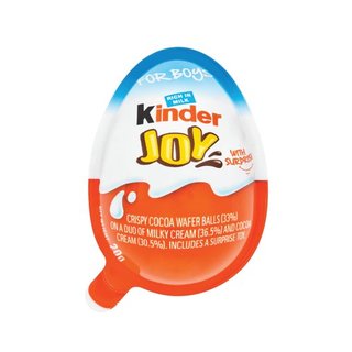 Kinder Joy Boys Chocolate Egg 20g X 72