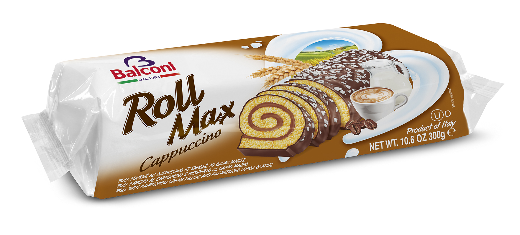 Balconi Roll Max Cappuccino 300 G