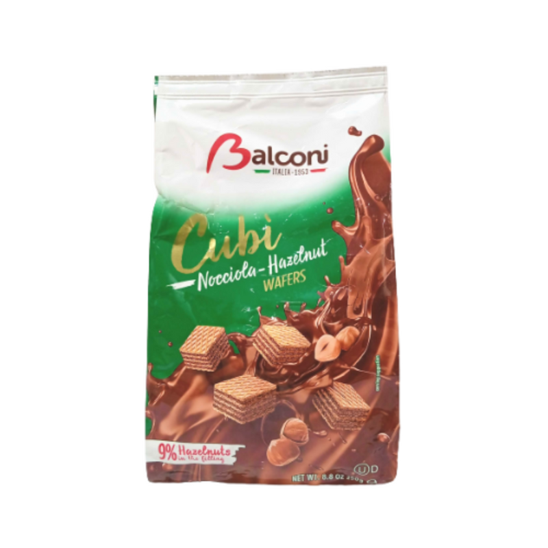 Balconi Hazelnut Wafer Cubes