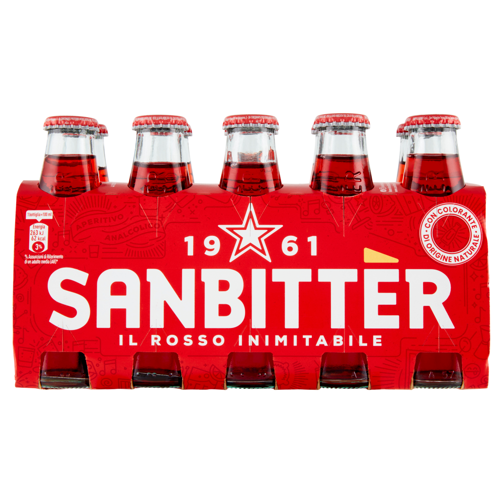 Sanpellegrino SanBitter Rosso - 10 Bottles