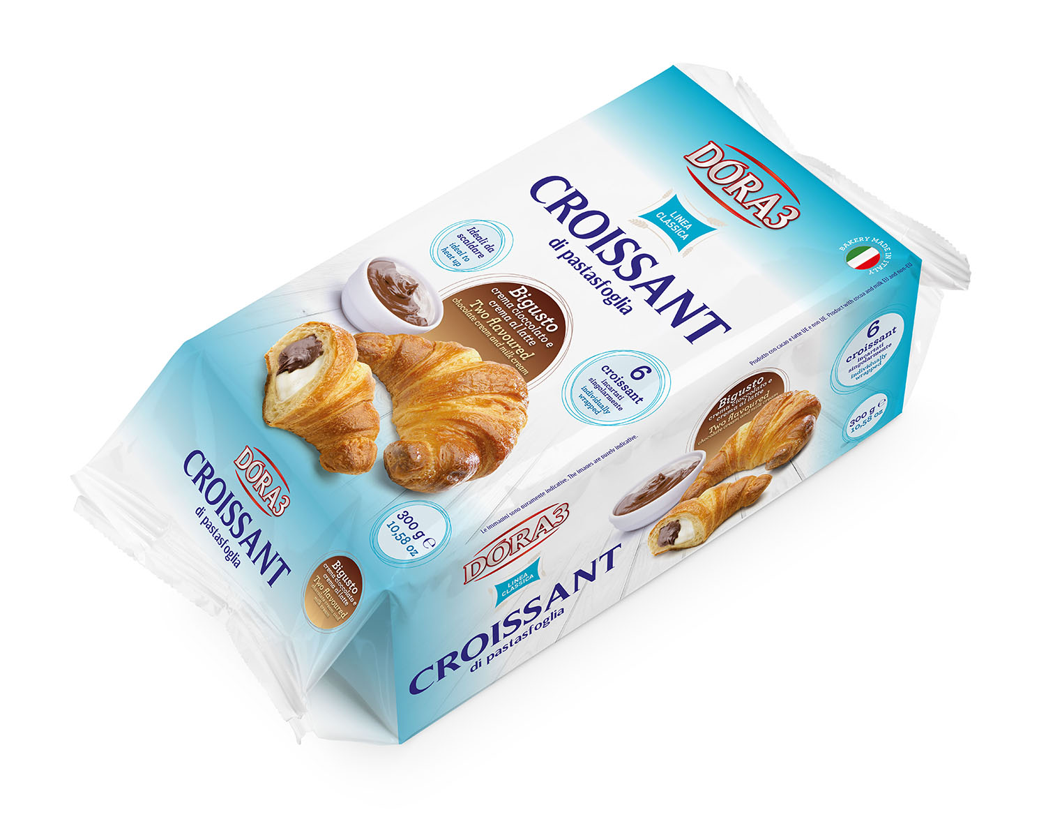 Antonelli Croissant Bigusto Choc-Vanilla 8 X 300g