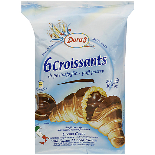 Dora 3 Croissants, Crema Cacao