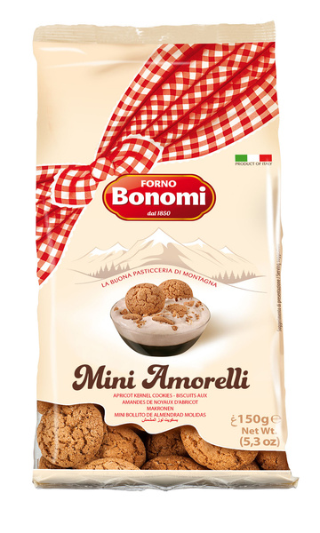 Bonomi (Италия) Оригинальное Итальянское Миндальное Печенье "Amarettini"