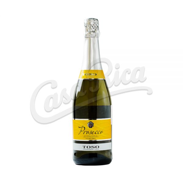 Avance Import S.l. Ігристе Вино Toso Prosecco Spumante Extra Dry DOC, 0.75 Л