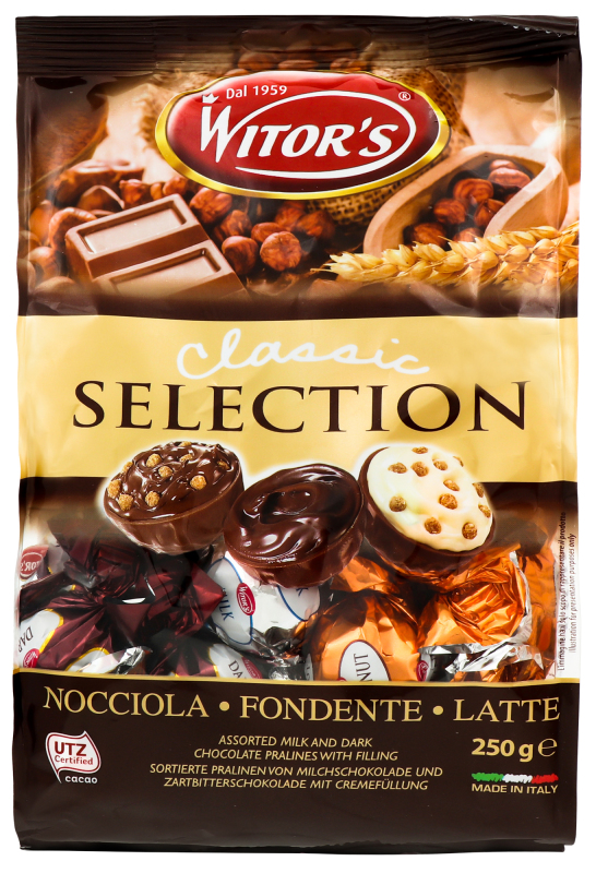 Witor's Selection Crispy Praline Assortite Di Cioccolato