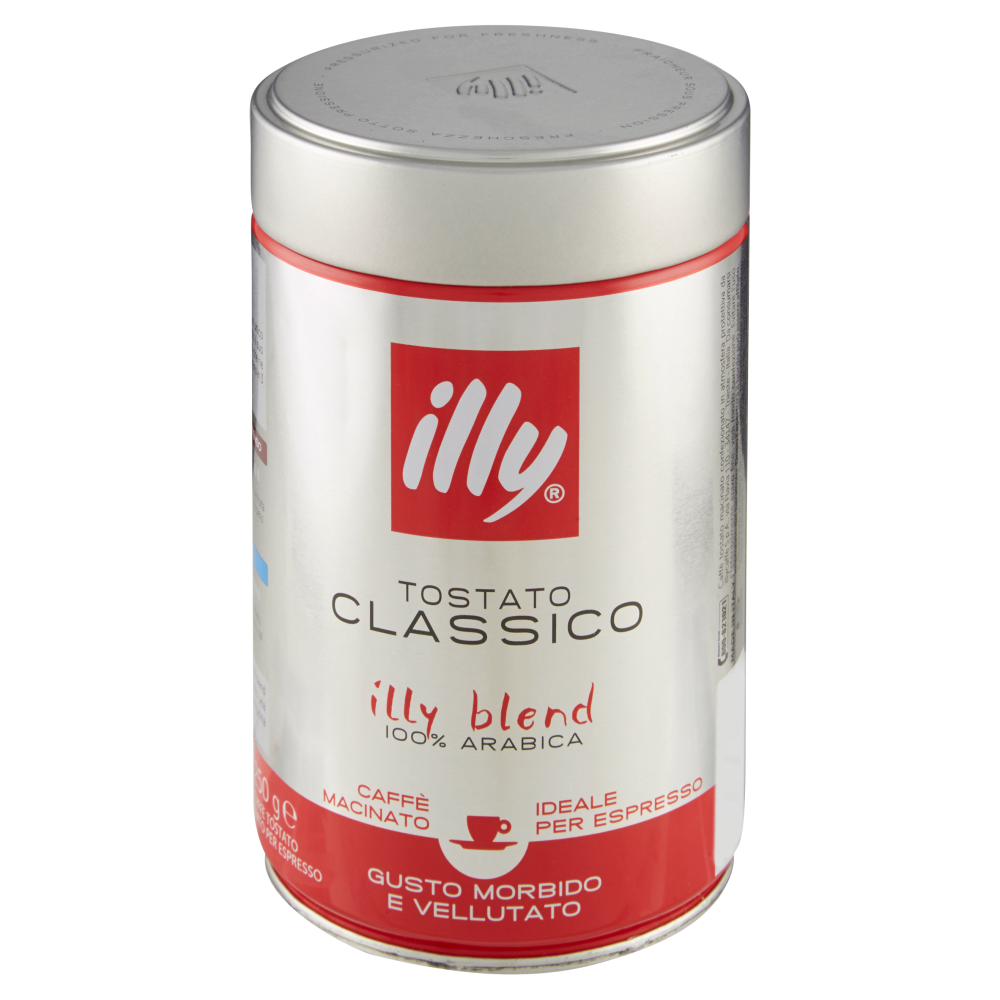 Illy Coffee, Ground Espresso, Medium Roast For Espresso Machines