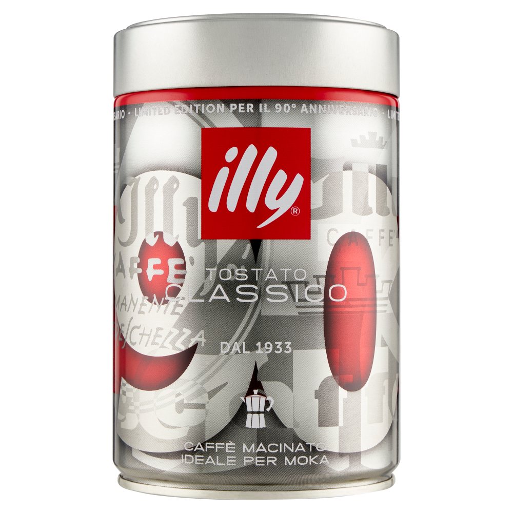 Illy Classico - Moka Pot - Ground Coffee