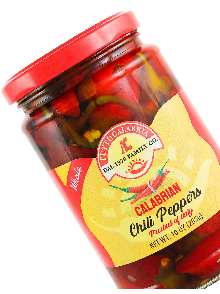 Tutto Calabria Hot Long Chili Peppers, 10.2 Oz