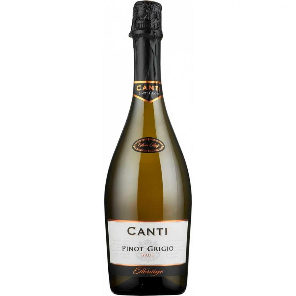 Canti Вино Игристое Pinot Grigio Brut Blanc Белое Брют 0.75 Л 11
