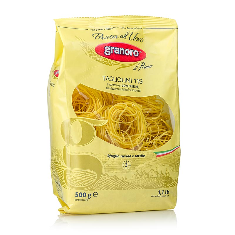 Granoro Tagliolini Egg Pasta Nest, #119, 1.1lb