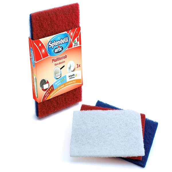 ARIX SPLENDELLI Multi-scrub Multipurpose Scouring Pads Colored