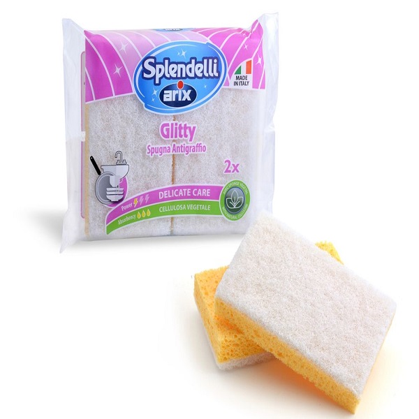 ARIX SPLENDELLI Cellulose Sponge For Teflon 2 Pcs