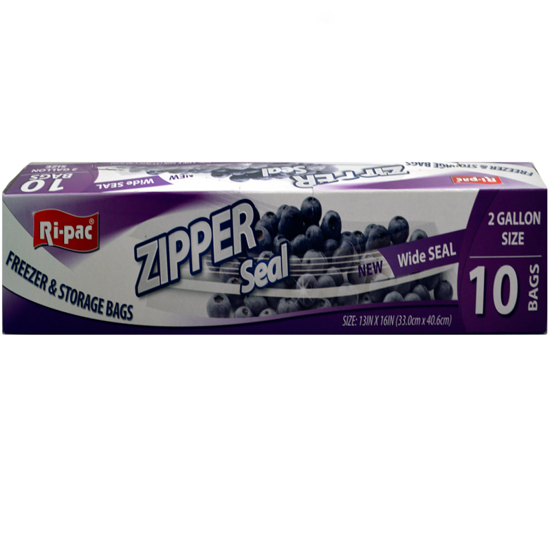 Ri-pac Zipper Bags Freezer & Storage 13 X 16