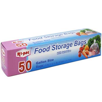 RiPac Food Storage Bags 50ct 1Gl-whole