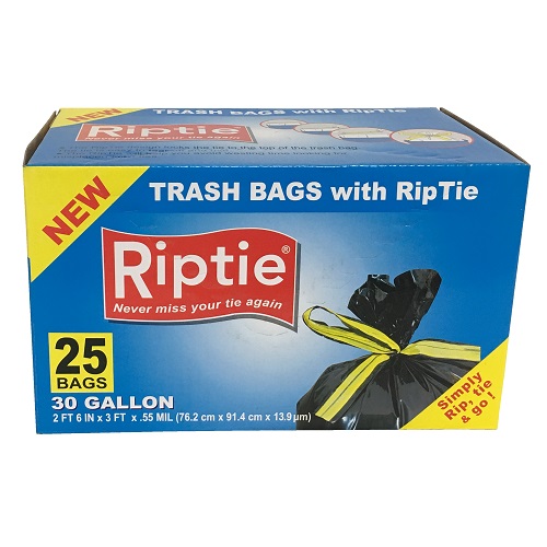 Riptie Trash Bag 30gal 25ct#55930