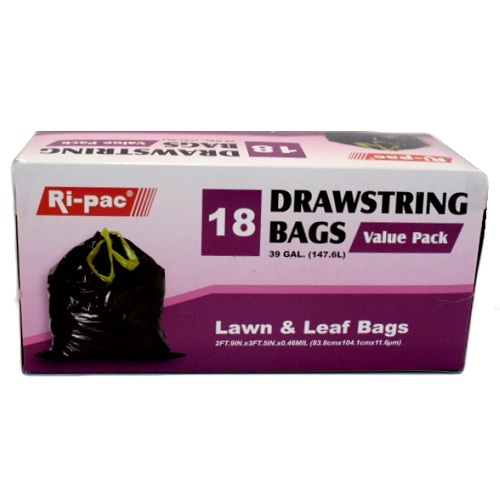 Ri-Pac Lawn & Leaf Bags 18ct 39gl-whole