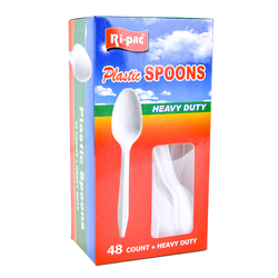 Ri-Pac Spoons 48ct Box Plstc Heavy Duty