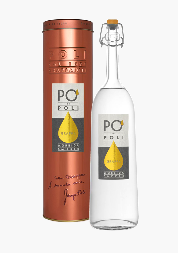 Poli Grappa Po Di Morbida Smooth 40% Vol. 0,7l In Tinbox