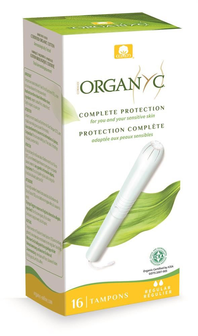 Organyc Organic Cotton Tampons With Applicator Regular