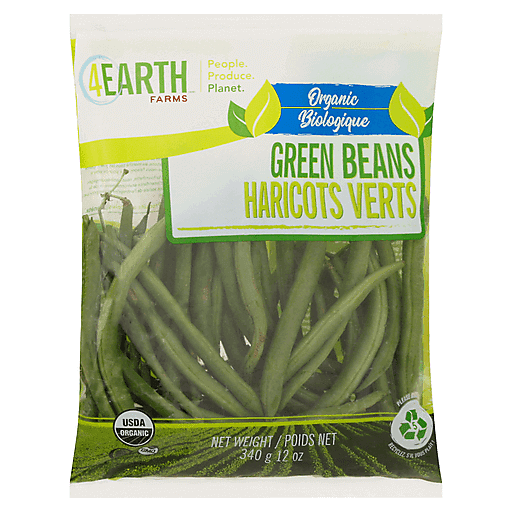 4Earth Farms Organic Green Beans 12 Oz