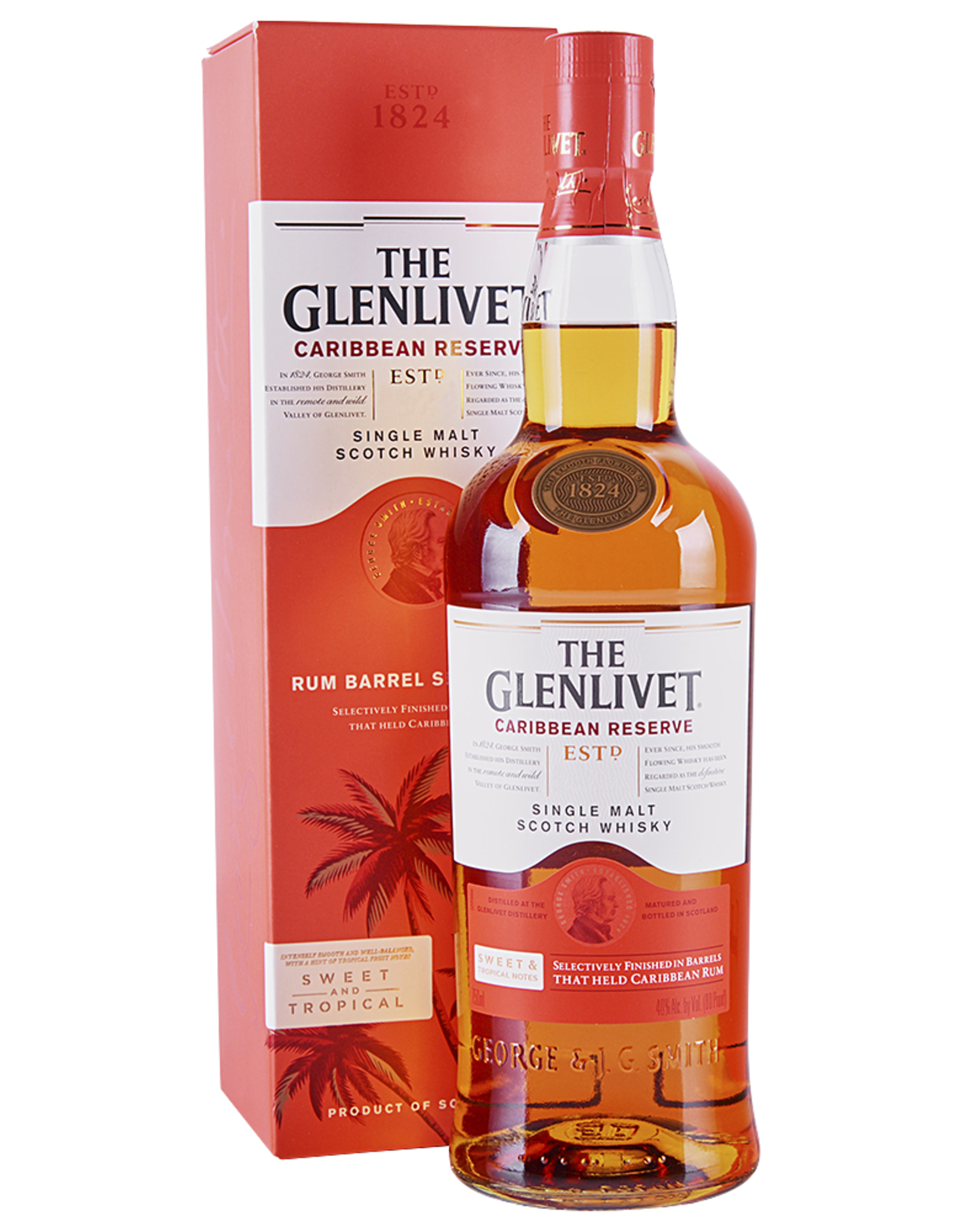 The Glenlivet Caribbean Reserve Single Malt Scotch Whisky - 750ml Bottle