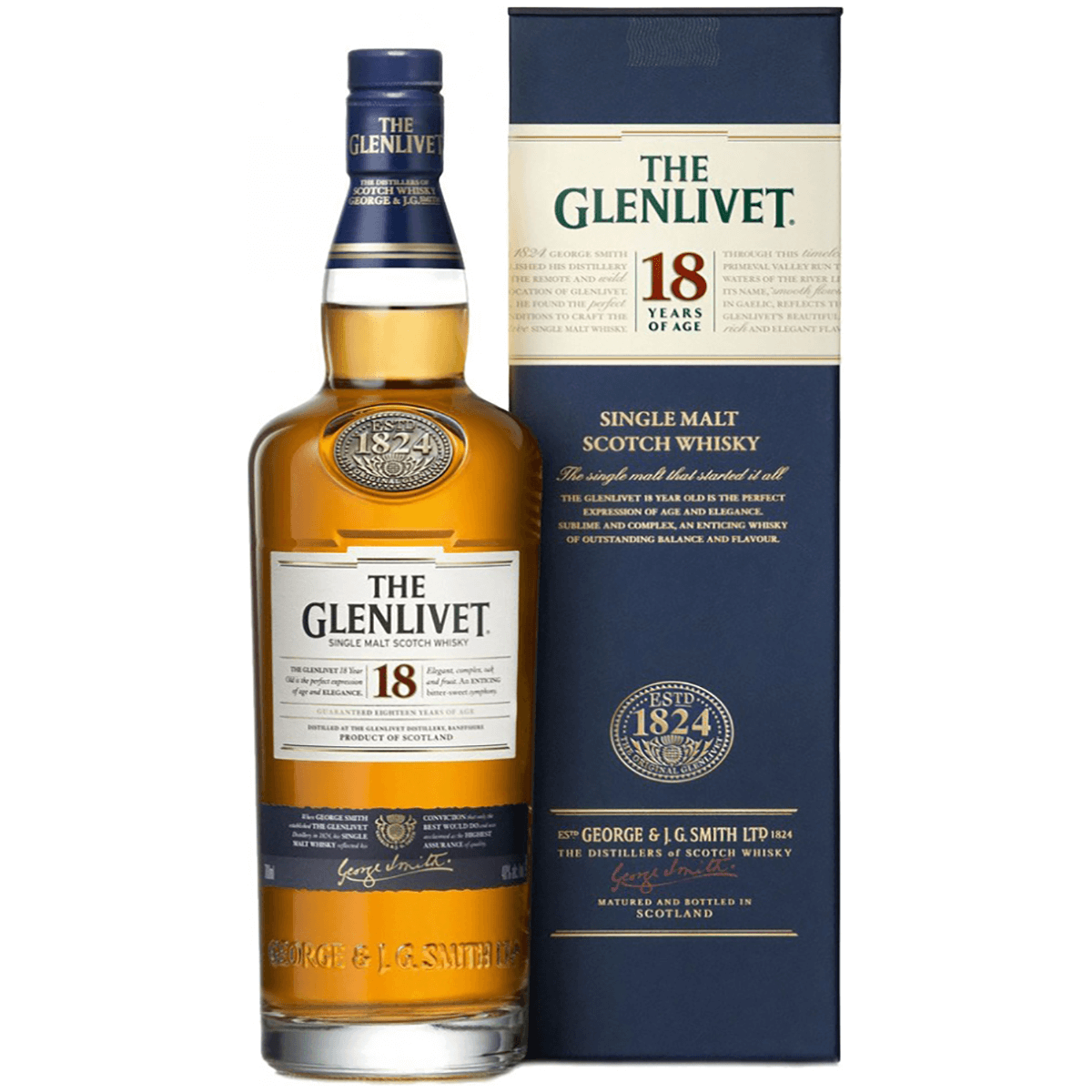 The Glenlivet 18 Year Old Single Malt Scotch Whisky