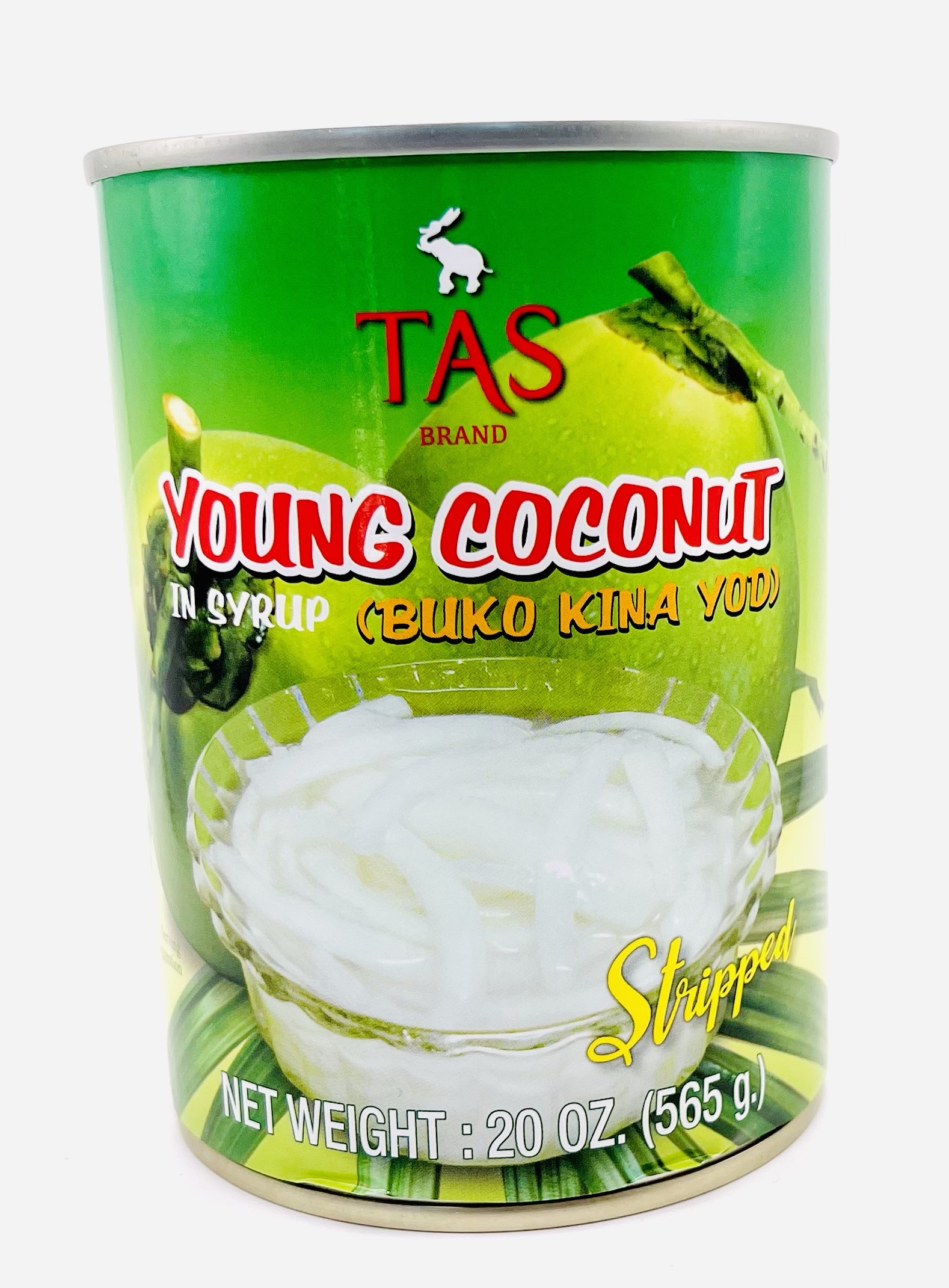 TAS Young Coconut Stripped 565g