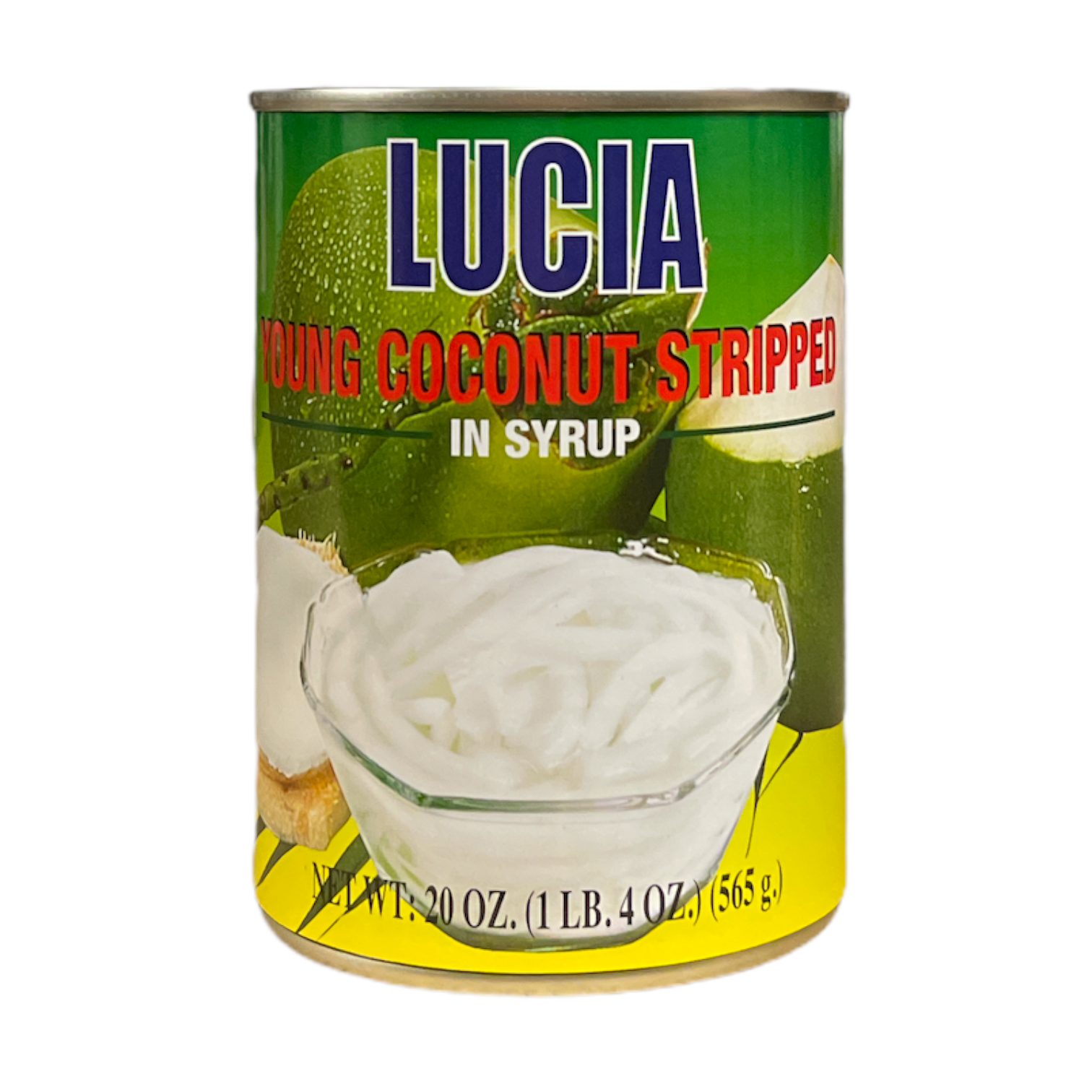 Lucia Young Coconut Stripped In Syrup 20oz
