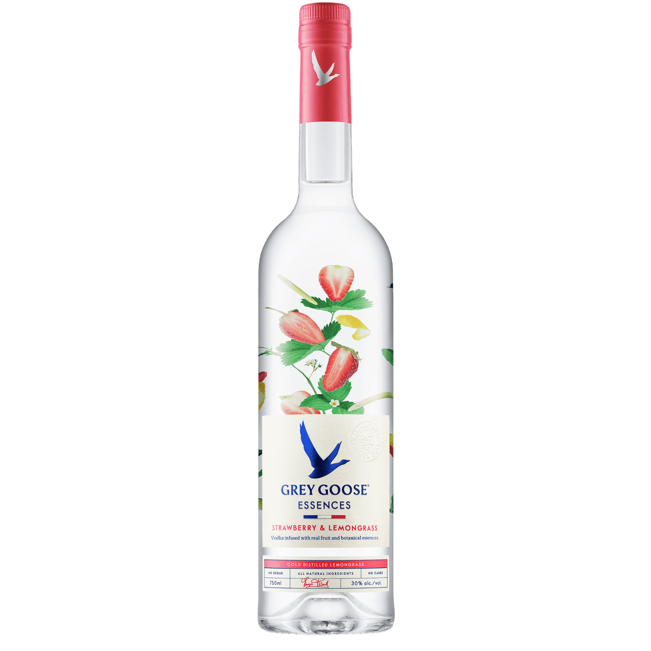 Grey Goose Essences Strawberry & Lemongrass Vodka 750 Ml