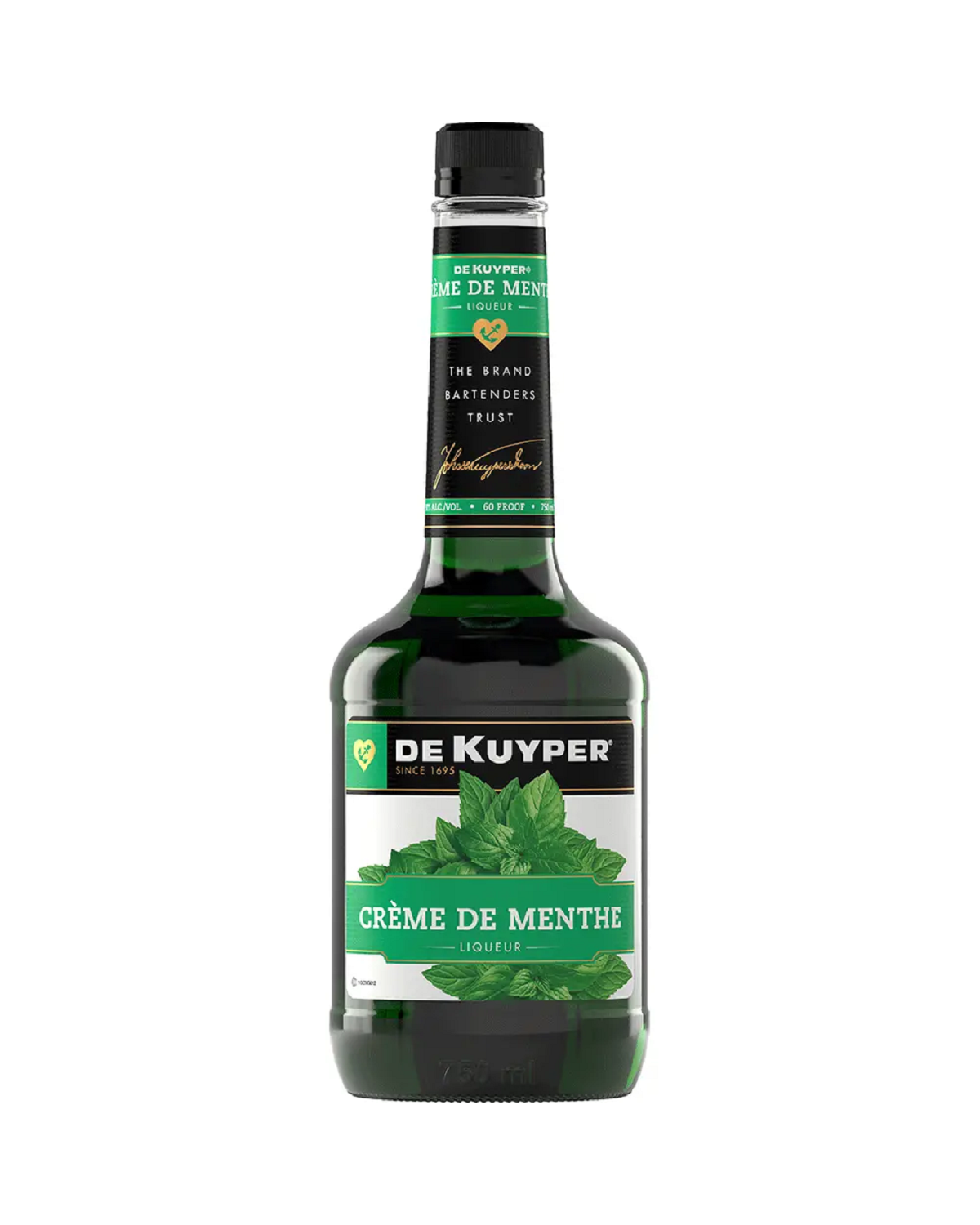 DeKuyper Creme Menthe Green Liqueur 750ml
