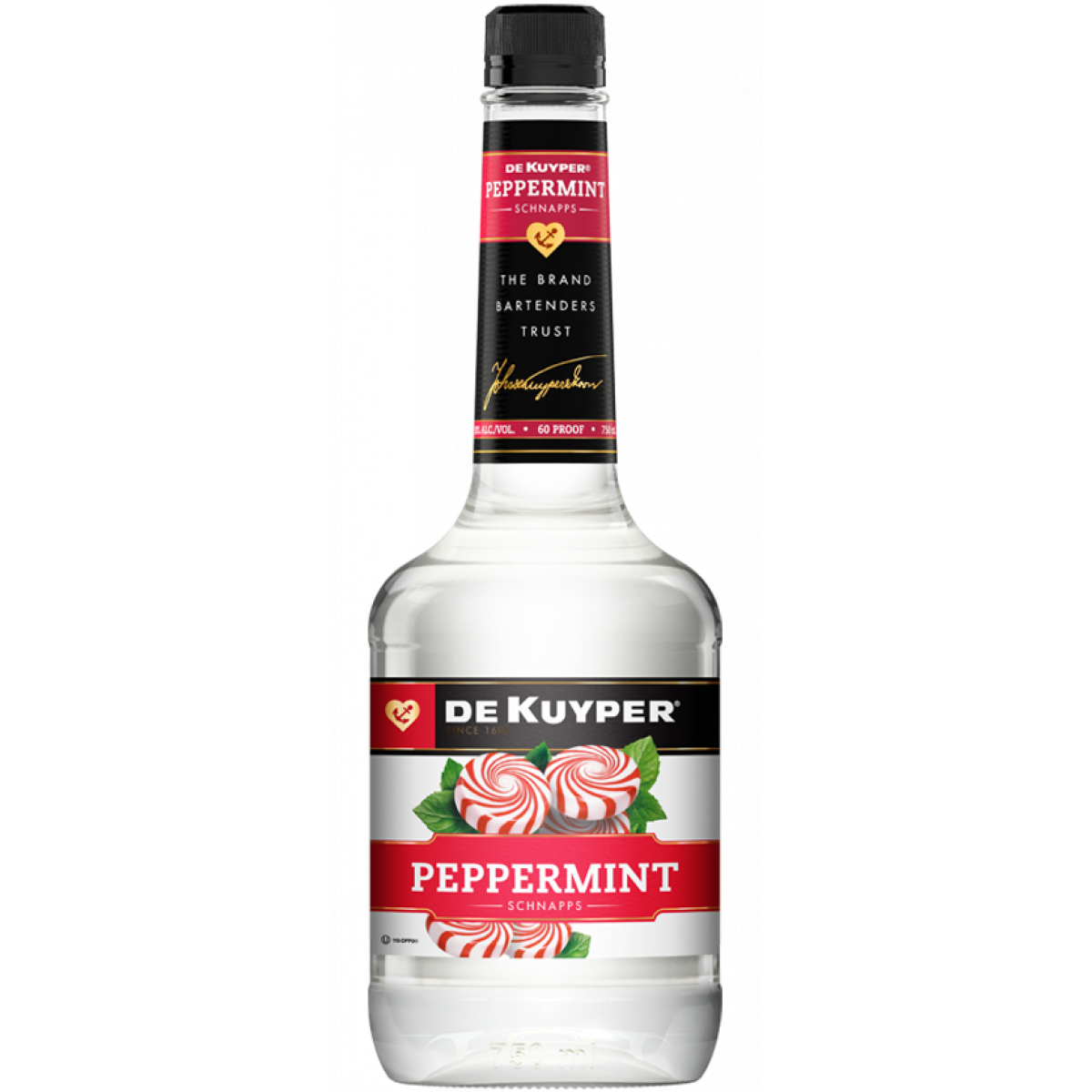 DeKuyper Peppermint Schnapps Liqueur 750 Ml