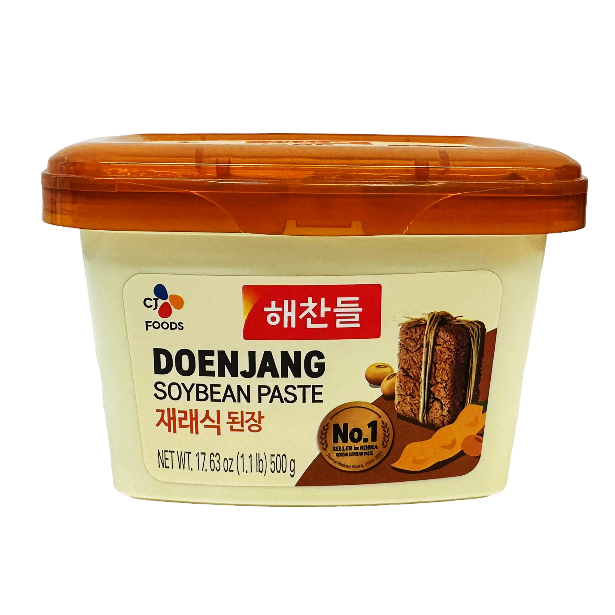 CJ Haechandle Soybean Paste, Korean Doenjang, 500g