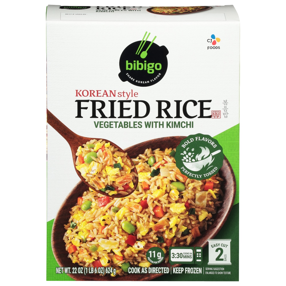 Bibigo Fried Rice, Vegetables With Kimchi, Korean Style