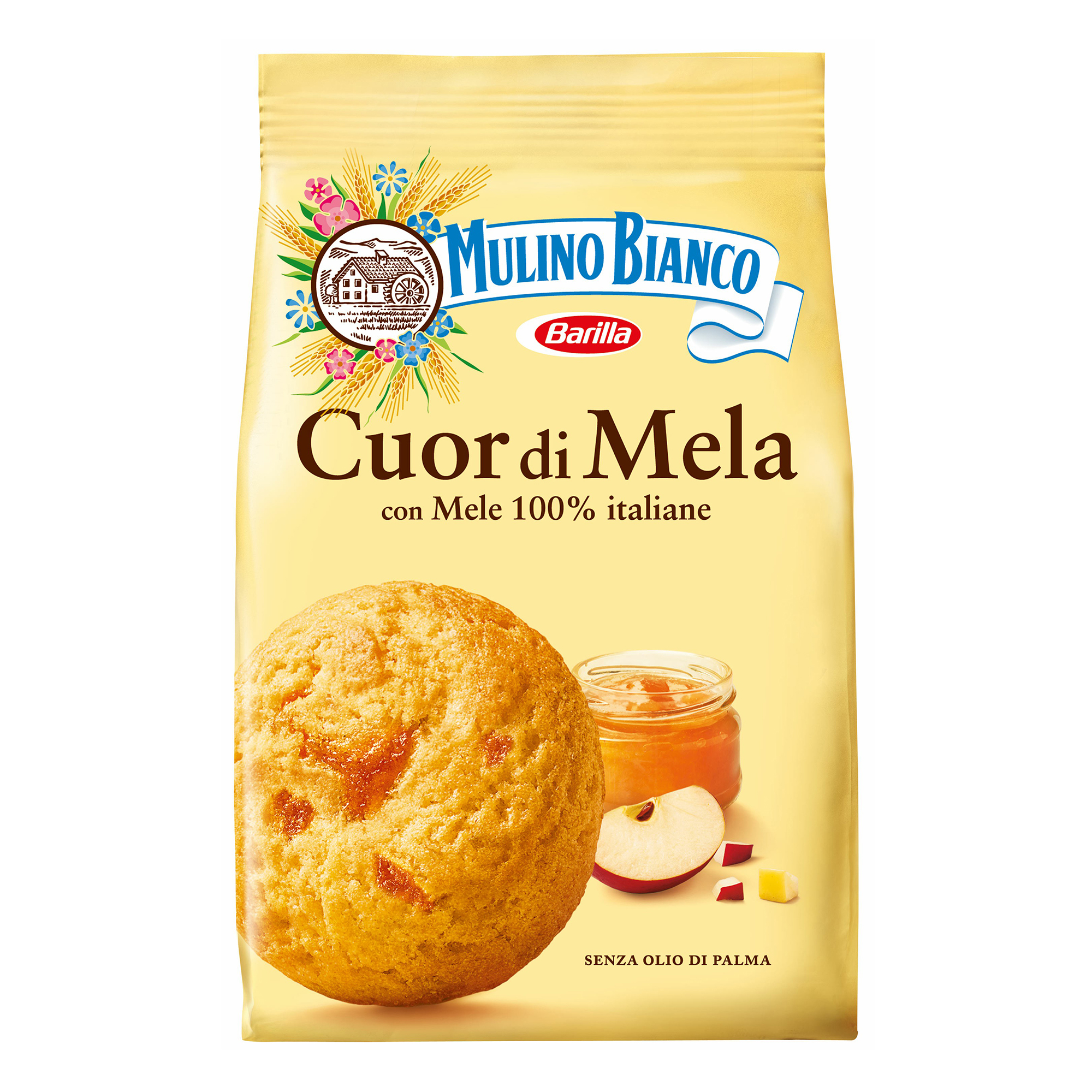 Mulino Bianco Печенье Cuor Di Mela Песочное 250 Г